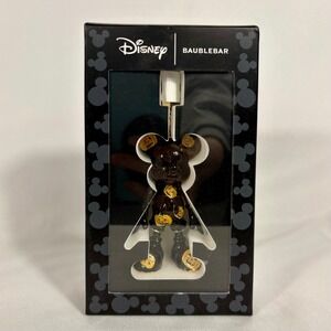 Disney Baublebar Mickey Mouse Halloween Pumpkin Bag Charm New NIB